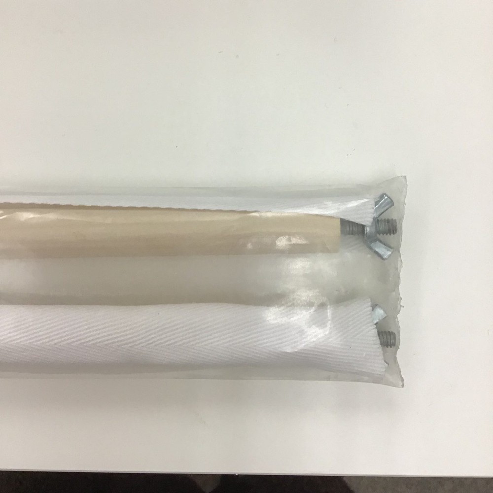 Needlework System 4 Two Roller Bars Scroll rods 6” 3/4" diameter ideal for belt