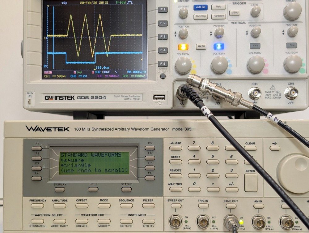 WAVETEK MODEL 395 100 MHz Synthesized Arbitrary Waveform Generator