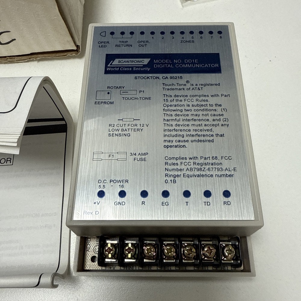 Scantronic digital communicator module DD1E New