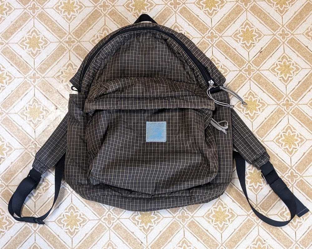 Bluelug Mini Daypack (Padded Brown Nylon Pattern)