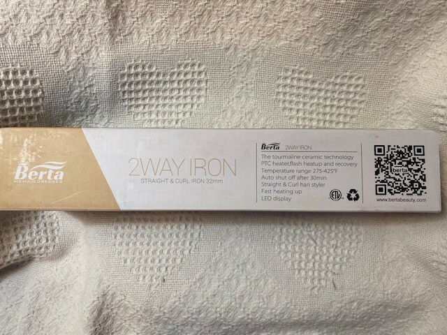 Berta 2Way Iron Straight & Curl 32mm (approx 1.25")