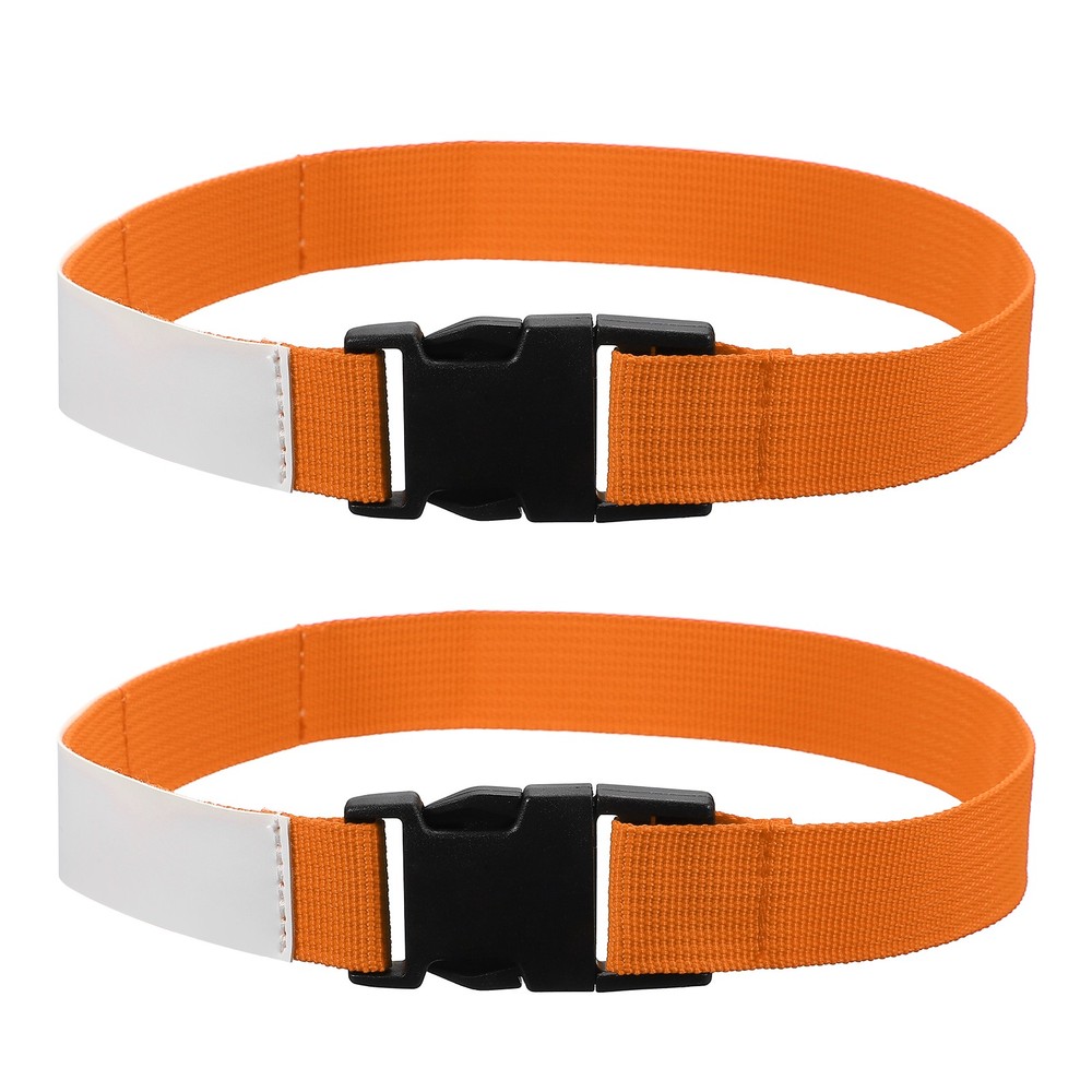 2 Pcs Multipurpose Laundry Strap with Buckle, Orange