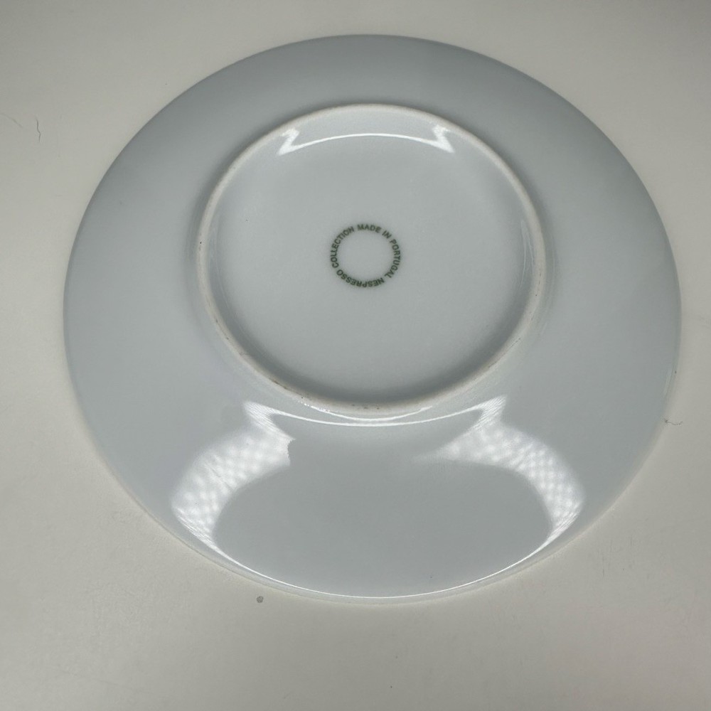 Nespresso White Ceramic Serveware Plate