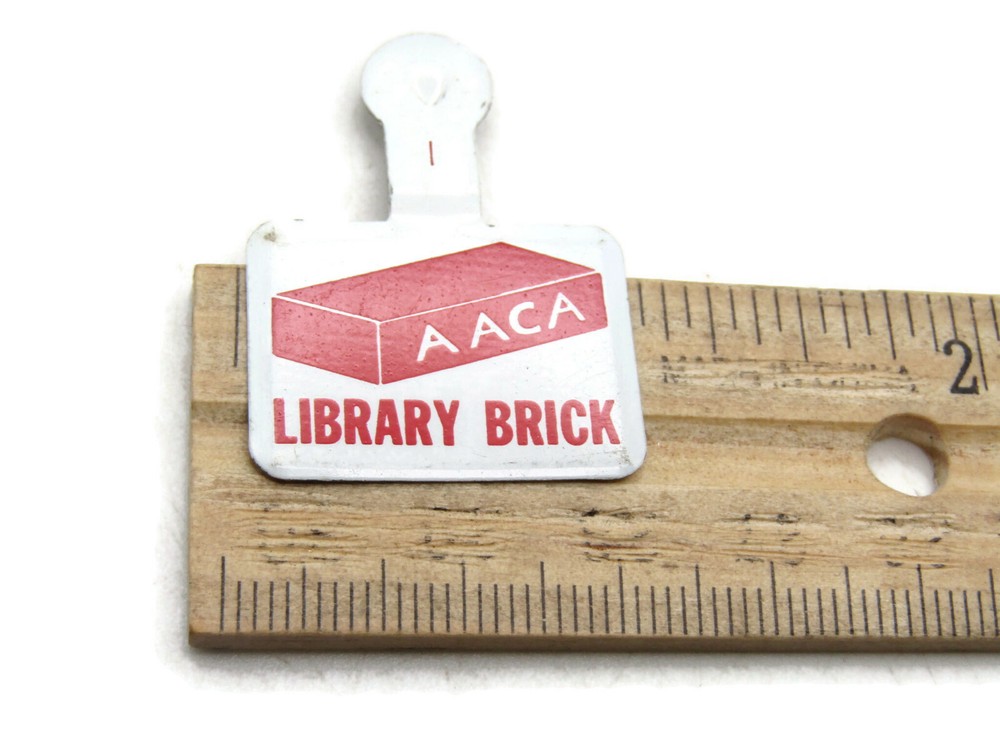 AACA Library Brick Fold Over Pin