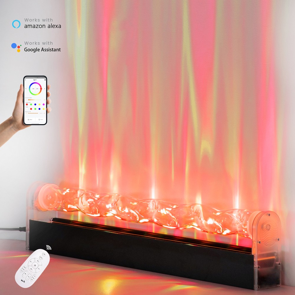 RGBW LED Ocean Wave Light Projector,Multi Dynamic Effect Wash Wall Light Ambient
