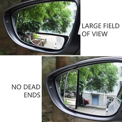 Blind Spot Mirror, Rectangle Adjustable Car Auxiliary Adhesive Rectangle