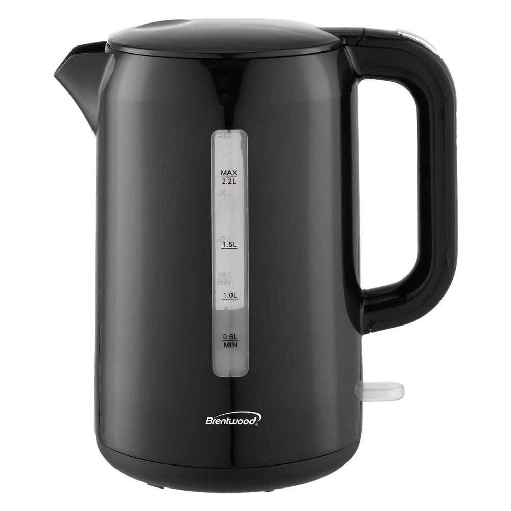 1100W Cordless Electric Kettle, 2.2 L, Auto Shutoff, 360° Base