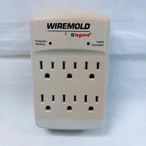 Wiremold Legrand PR609N 6 Plug Surge Protector