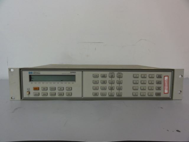 HP 3488A Switch/ Control Unit w/ 44471A G. Purpose Relay Card