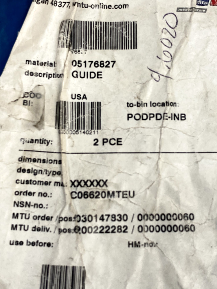 MTU 05176827, Guide