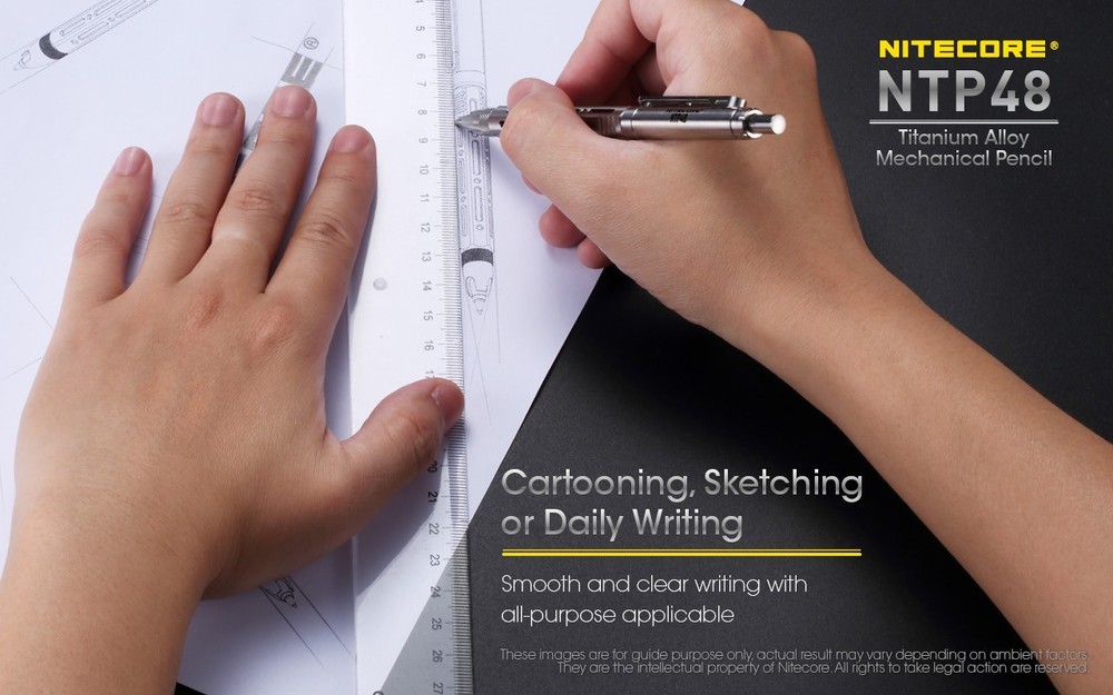Nitecore NTP48 Silver Mechanical Pencil