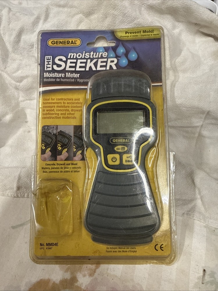 General Tools & Instruments MMD4E Digital Moisture Seeker Meter untested