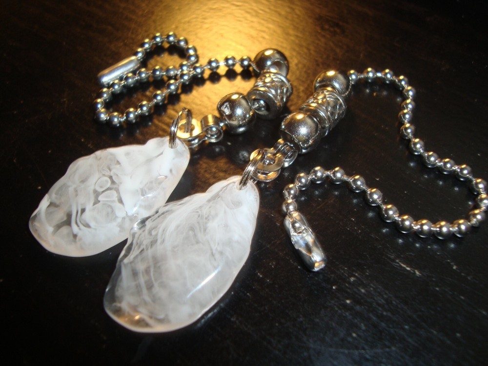 Pair Mermaid Tears Ceiling Fan Pull Chains – Decorative Light/Lamp Pulls