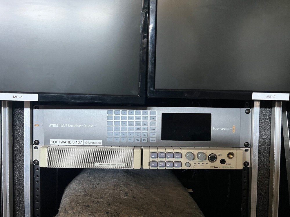 Black Magic ME4 Broadcast Studio 4K switcher