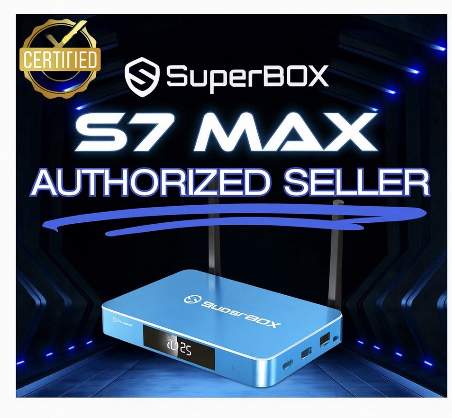 🔥 NEW SUPERBOX S7 MAX! WILL LOAD IF NEEDED IF NOT🔥INCLUDES VID FOR LOADING 🔥.