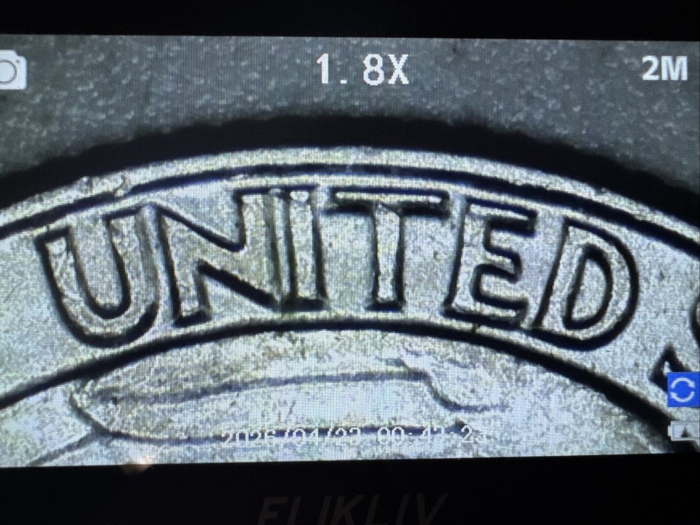 1982 D Quarter Errors In Cod We Trust' VF Condition Rim Errors Off Center Nice!