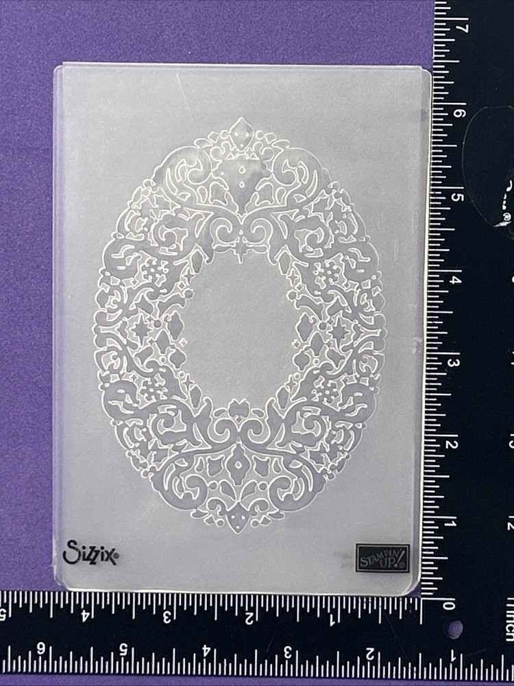 Holiday Frame Embossing Folder Textured Impressions Sizzix Stampin Up