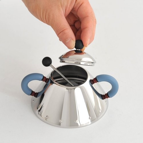 Alessi Michael Graves Sugar Bowl And Spoon