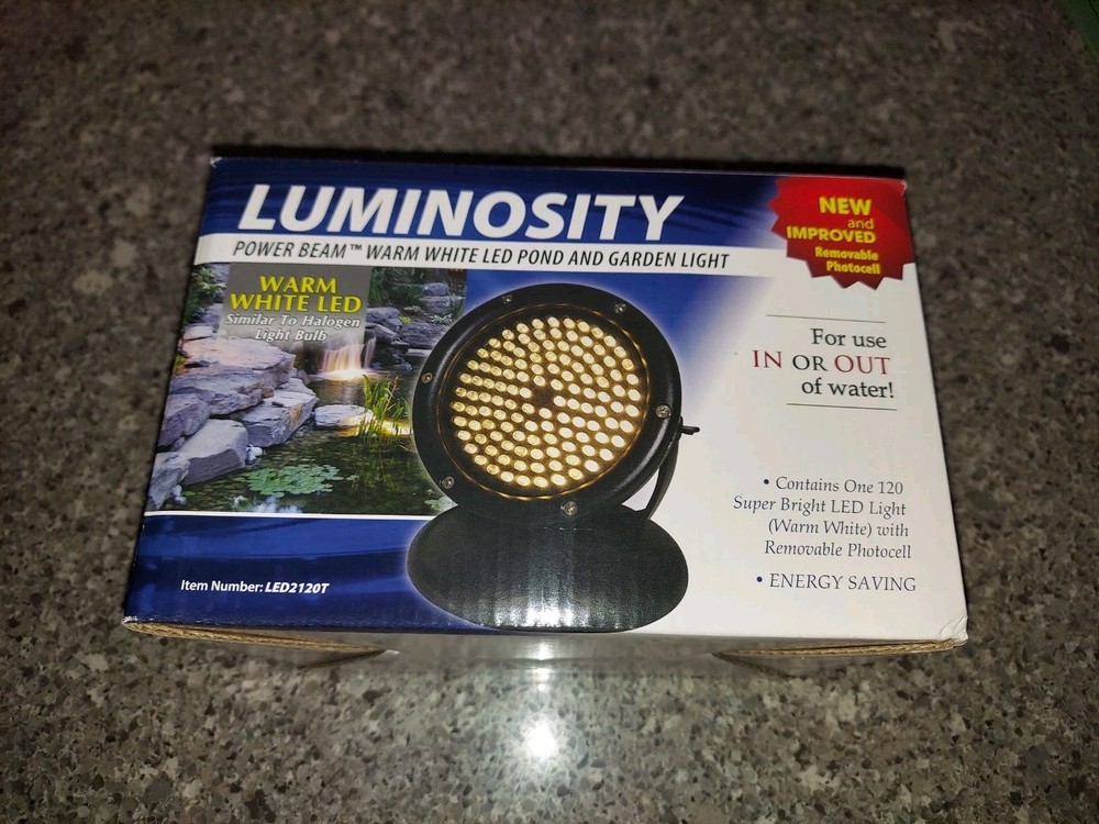 Alpine Warm White LED Light w/stake, waterproof