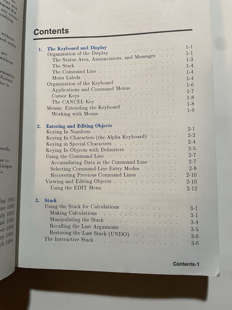 Hewlett Packard HP 48G Programmable Graphing Calculator User’s Guide 8th Ed