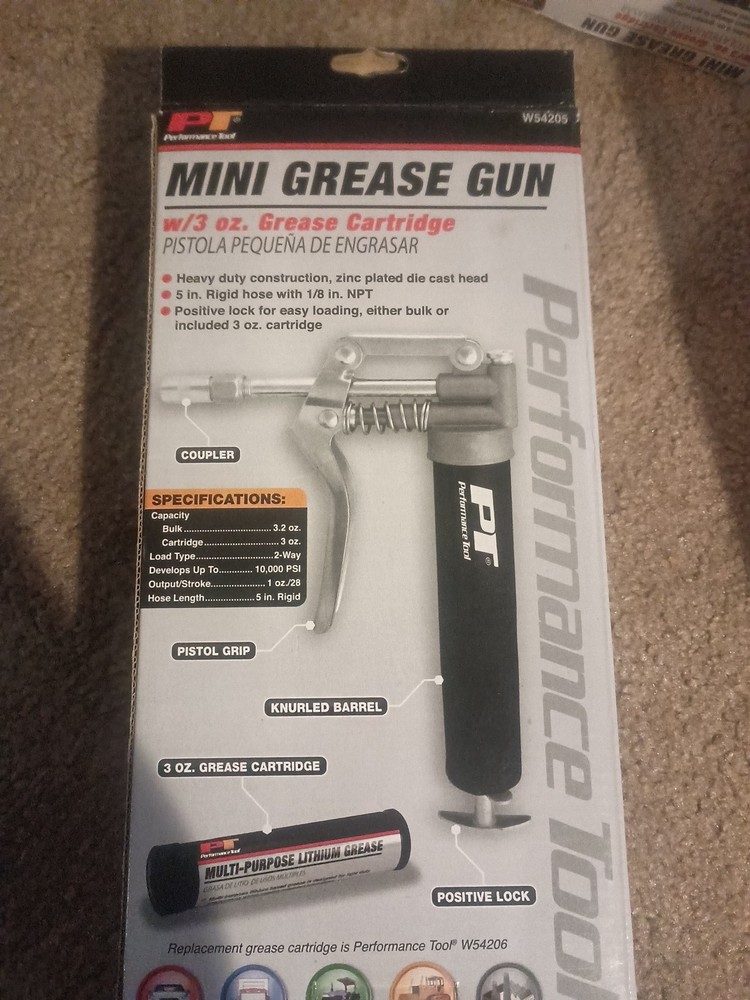 Performance Tool W54205 Mini grease gun