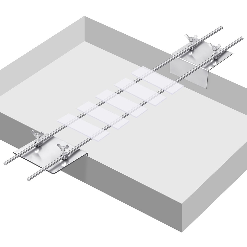 Yaocom Slide Staining Rack, Stainless Steel Microscope Adjustable...
