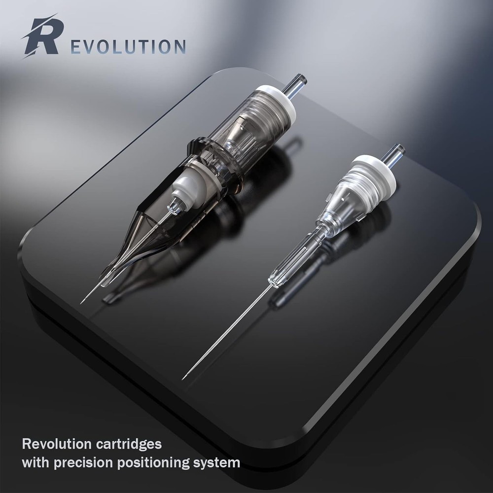 EZ Revolution Tattoo Cartridges 100pc Assorted Bugpin Mixed Needles