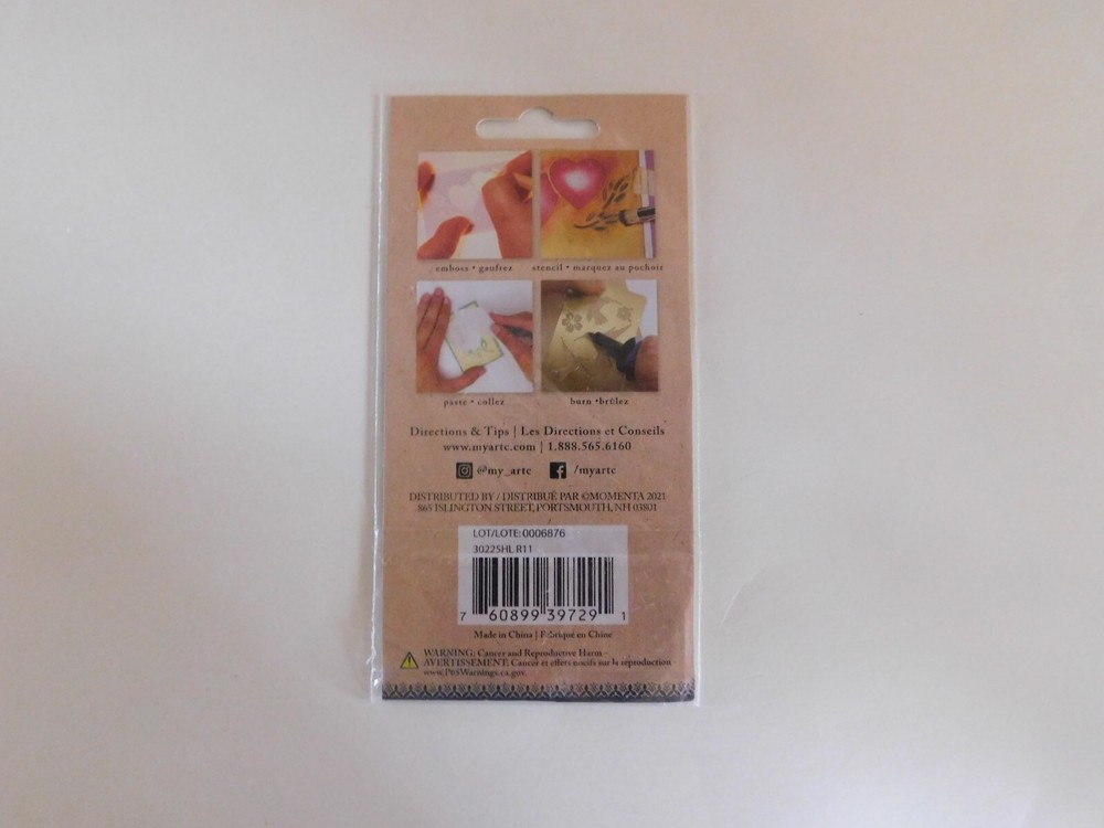 Art Brass Template Floral