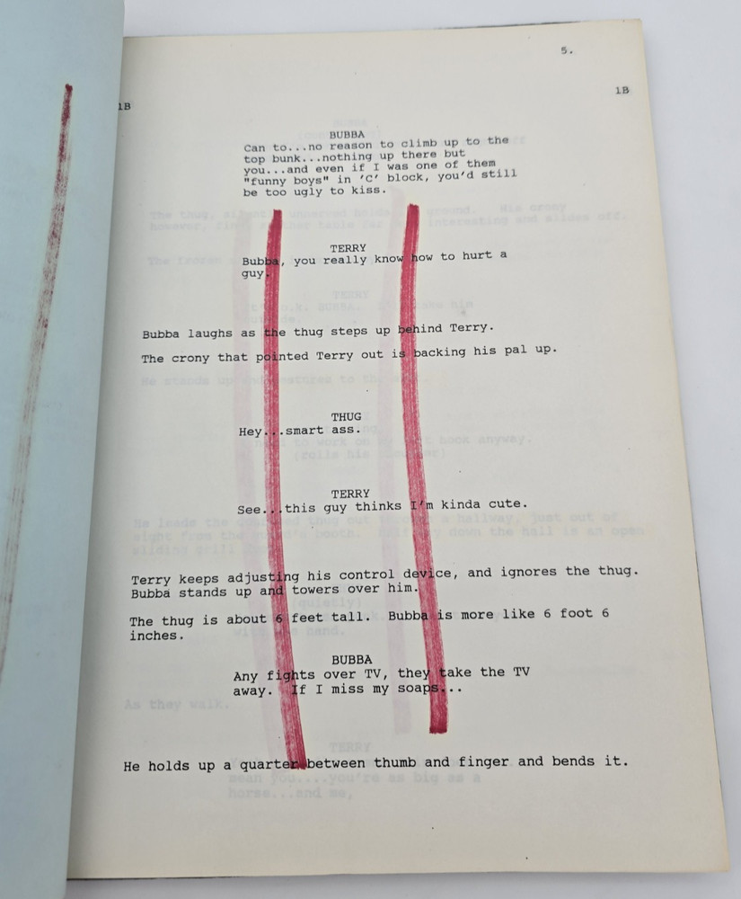 ALMOST AN ANGEL / Paul Hogan 1989 Move Script Screenplay, perform God's work