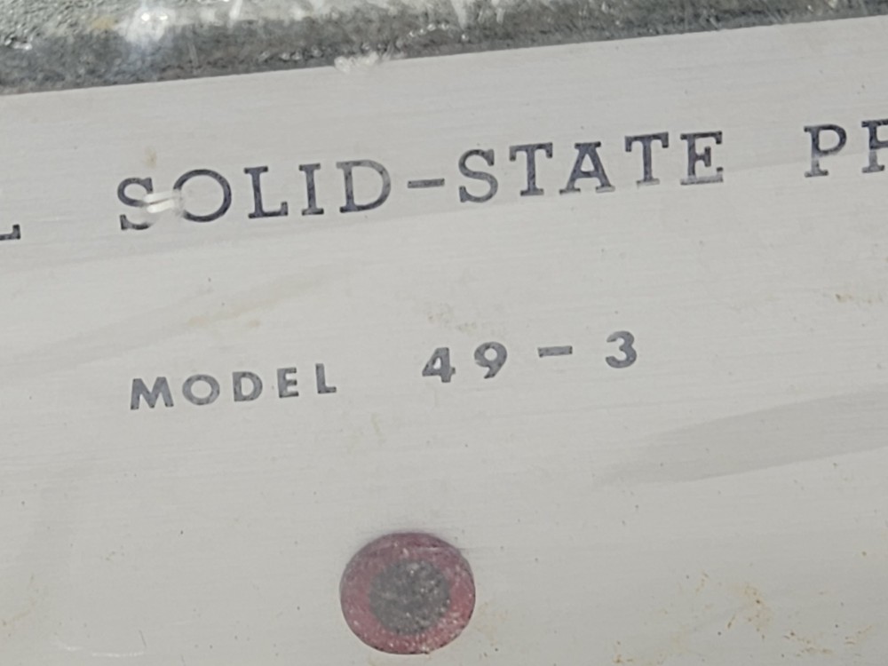 VINTAGE! TEI Model 48-3 Solid-State Monaural Pre-Amplifier New