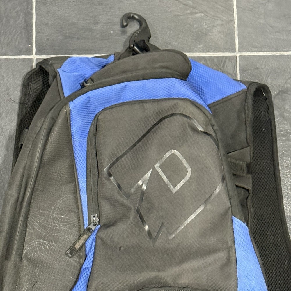 DeMarini Black Blue Baseball Softball Bat Bag Backpack