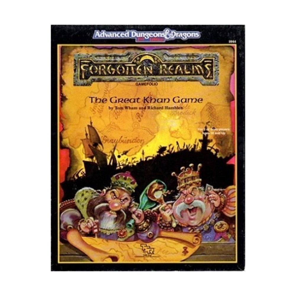TSR Forgotten Realms Misc Great Khan Game Box Fair+