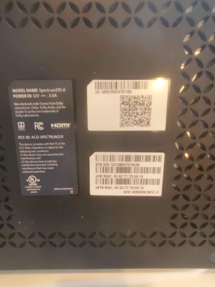 Spectrum 210A receiver