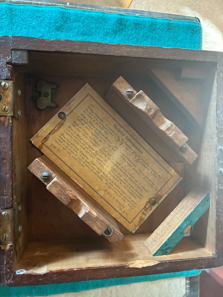 Antique W & LE Gurley ... Sn 30404 with Box & strap