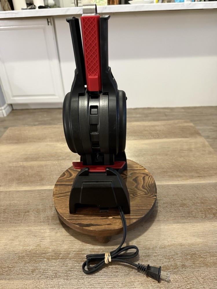 Presto Stuffler Stuffed Waffle Maker Black Model 0351206 Belgian Working