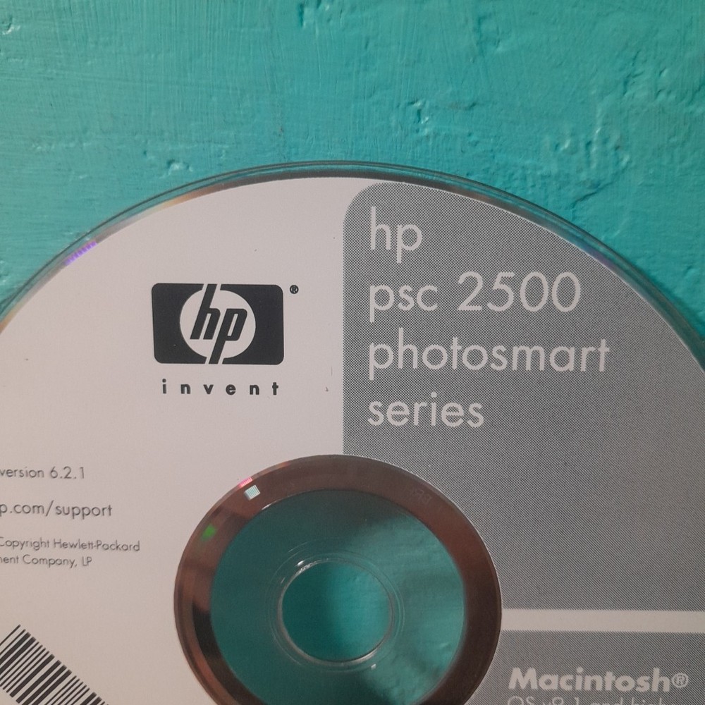 HP PHOTOSMART PRINTER 2500 Install DISC ONLY
