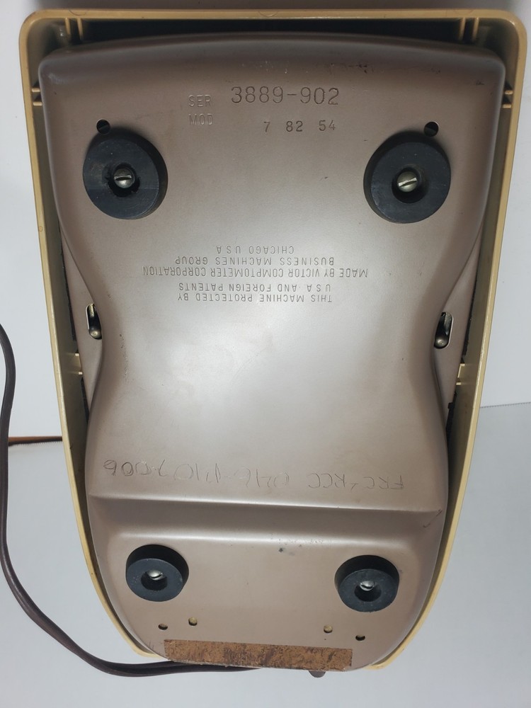 Victor 78254 10 Key Adding Machine POWERS ON and WORKS, NOT FULLY TESTED