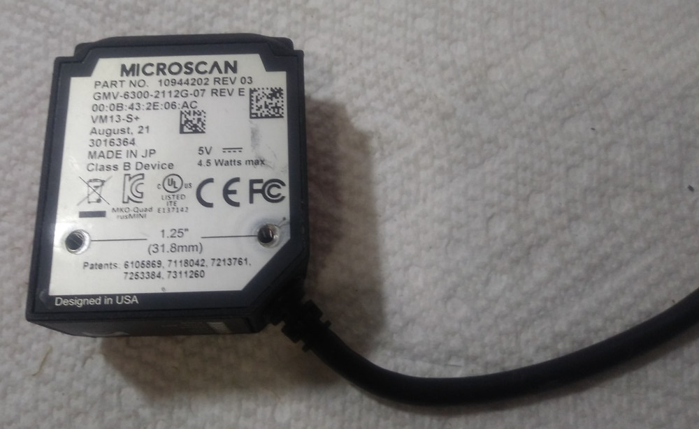 Microscan 10944202 Barcode reader GMV-6300-2112G-07