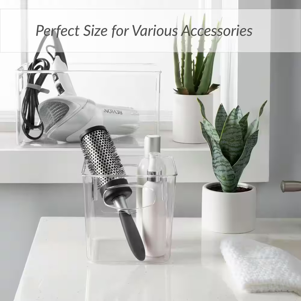 Small Square Horizontal Organizer in Clear