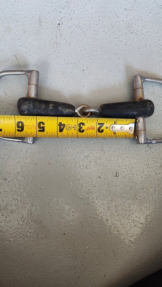 D Ring Hard Rubber Snaffle Bit Unbranded