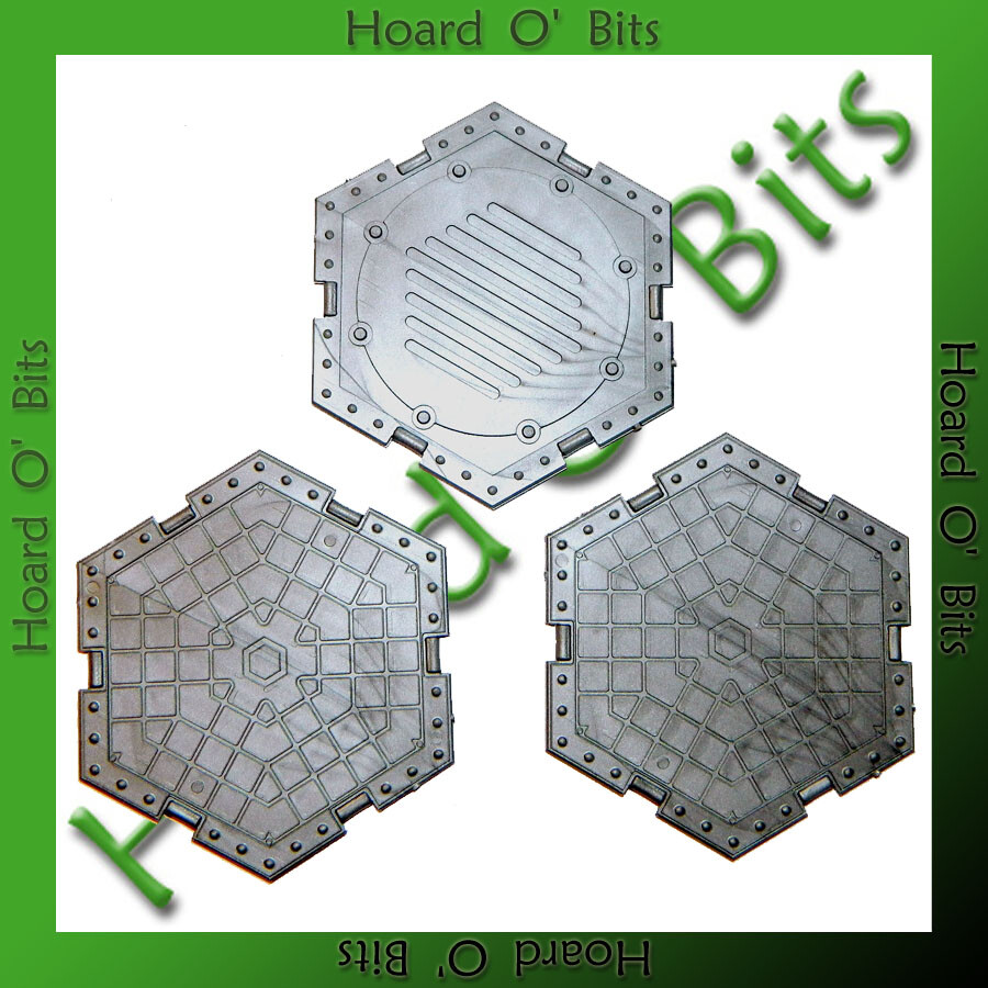 ROBOGEAR BITS HEXAGON - 3x LARGE HEX FLOOR PLATES