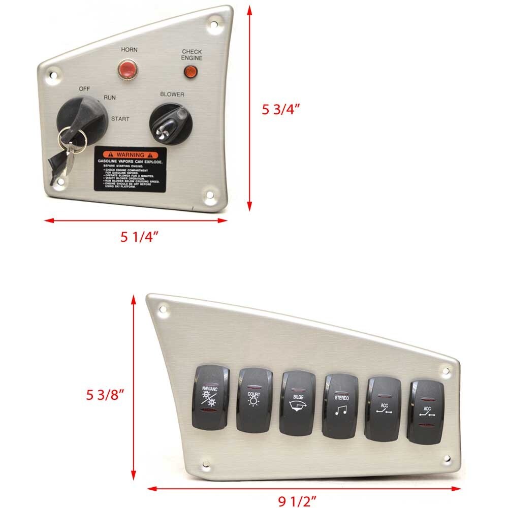 Moomba Boat Dash Panel Kit 113167 | 2013 Silver Woodgrain