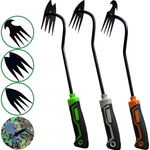 3Pcs Portable Garden Weeder Tool Set - Effective Weed Pulling Tools for Gardenin