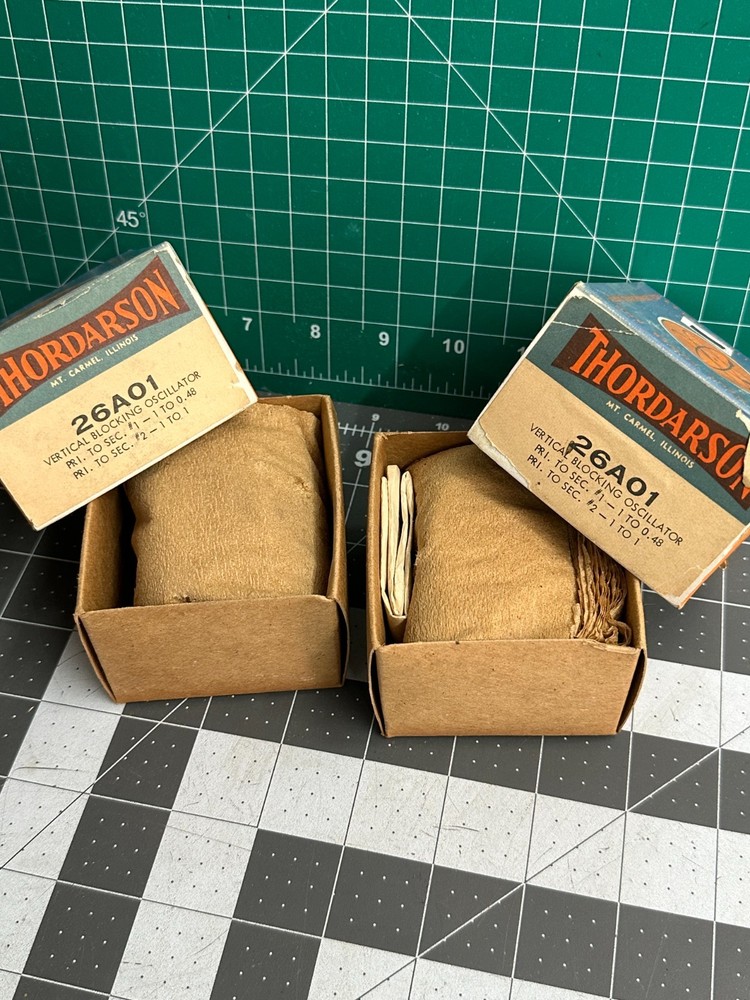 2-pack VINTAGE Thordarson 26A01 VERTICAL BLOCKING OSCILLATOR
