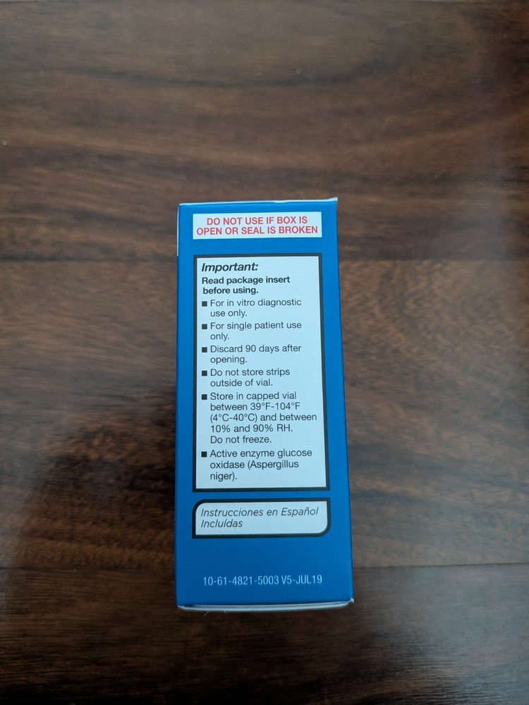 Equate Blood Glucose Test Strips, 50 Count