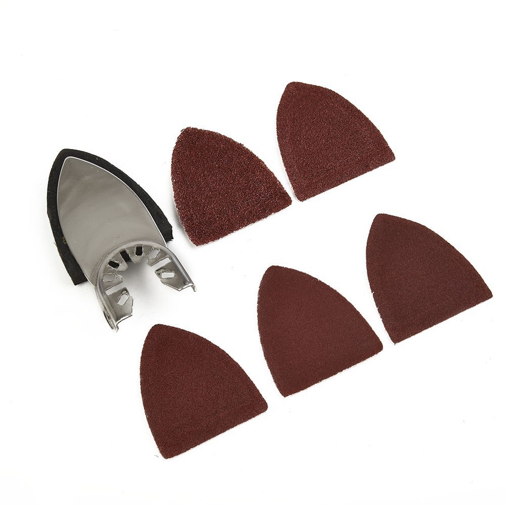 Multi Tool Triangular Sander Pad 25 Sanding Sheets For Oscillating Power Tool