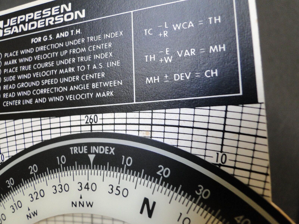 Jeppesen Slide Graphic Computer and Manual