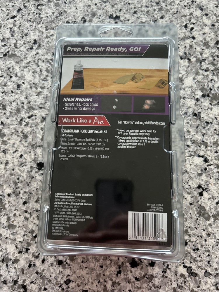 Car Scratch and Rock Chip Repair Kit