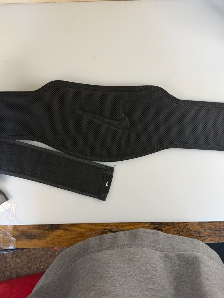 Nike Intensity Training Weightlifting Belt Black Size Large