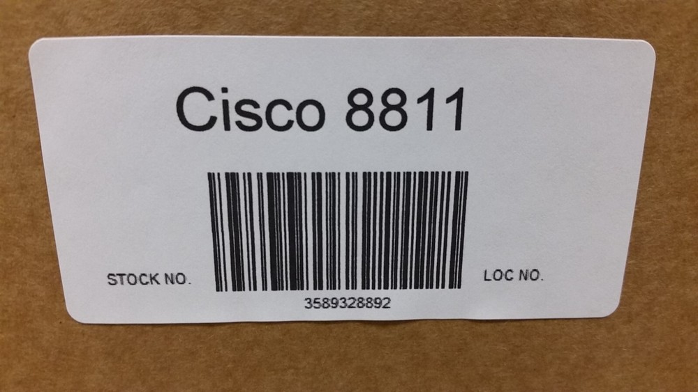New Cisco 8811 office display phone